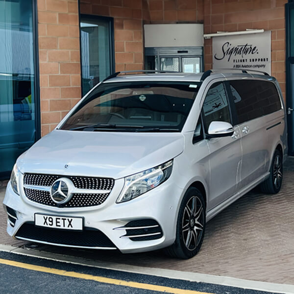 mercedes v class chauffeur vehicle